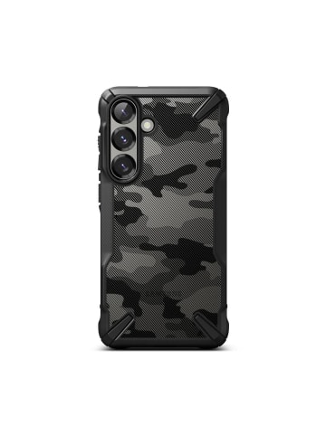 COFI 1453 Ringke Fusion X Hülle Samsung Galaxy S25+  Schwarz Camo in Schwarz