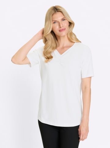 Sieh an! Kurzarm-Shirt in weiß