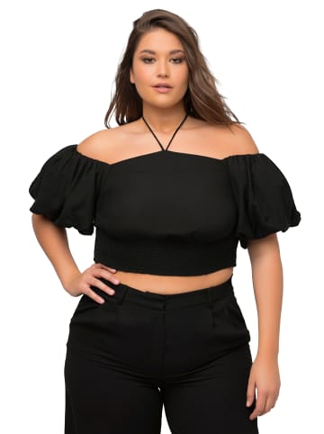 Ulla Popken Blusentop in schwarz