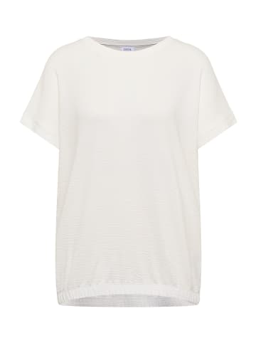Cecil Solid Structure Bluse in Vanilla White