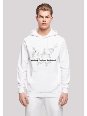 F4NT4STIC Basic Hoodie Looney Tunes Basketball Bugs in weiß