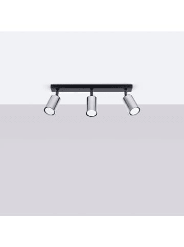 Nice Lamps Plafond SOLARA 3 schwarz/chrom H 15