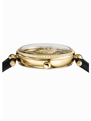 Versace Analoguhr für Damen in Schwarz
