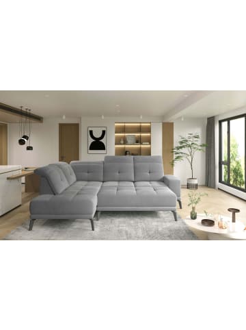 MF Design Neviro Recamiere Links in Braunbeige -  (L) 200 x (B) 275 x (H) 98 cm