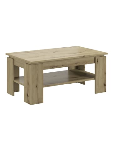 xonox.home Couchtisch  (B/H/T: 100x45x60 cm) in Artisan Eiche Nachbildung