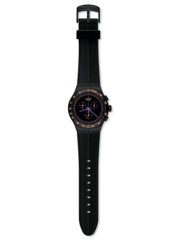 Swatch Armbanduhr in Schwarz 47 mm