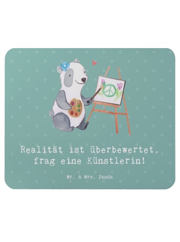 Mr. & Mrs. Panda Mouse Pad Künstlerin Traum mit Spruch in Meeresbrise