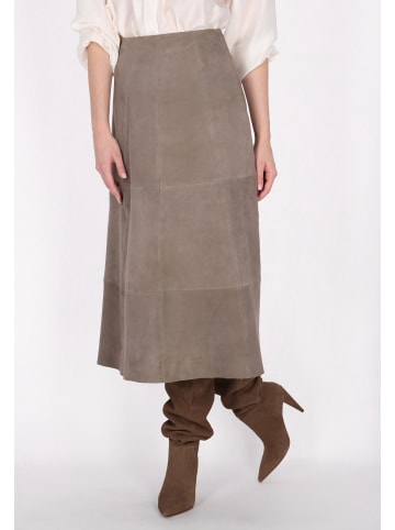 DreiMaster Women Skirt in taupe grey
