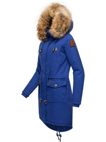 Navahoo Wintermantel Rosinchen in Blue Jean