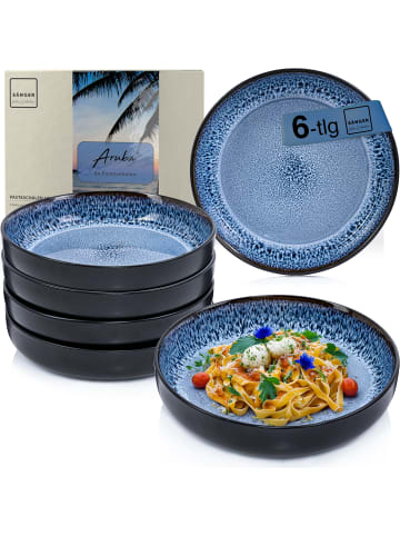 Sänger Pastaschalen Set Aruba - 6 teilig aus Steingut