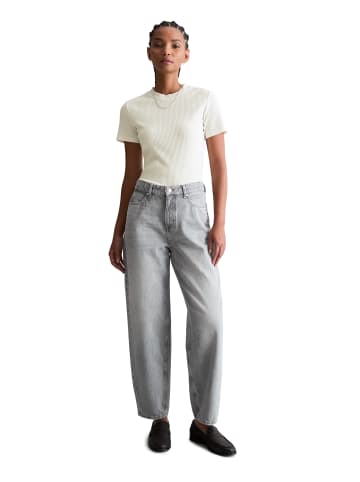 Marc O'Polo DENIM Jeans Model Stine Barrel cropped in Light Grey