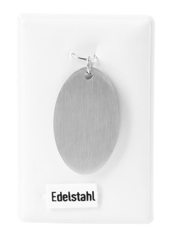 Adeliás Unisex Anhänger aus Edelstahl in silber