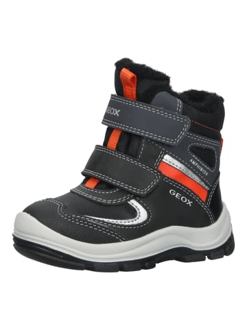 Geox Stiefelette in Schwarz/Orange