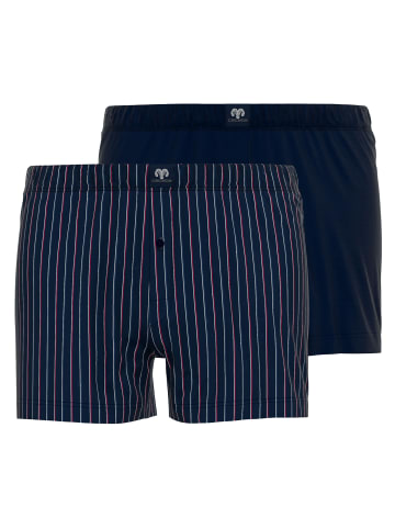 CECEBA Boxershort 2er Pack in Rot/Blau