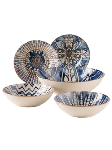 Mäser Salatschüssel-Set, Iberico Blue in Blau / Weiß