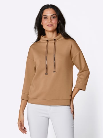 creation L Sweatshirt in camel