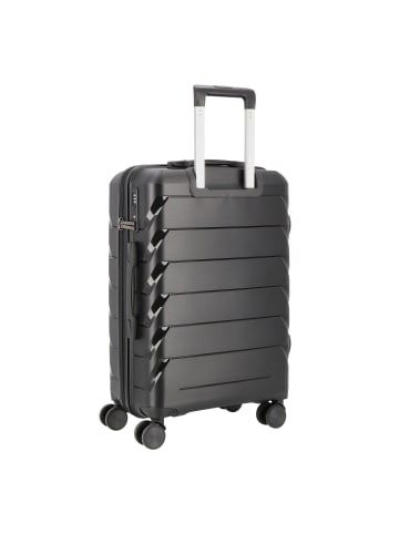 D&N Travel Line 4100 4 Rollen Trolley M 64 cm black
