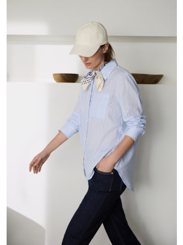 Cecil Gestreifte Hemdbluse in Blau