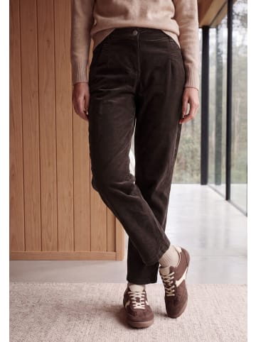 Cecil Scarlett Barrel Washed V Jeans in Truffle Brown