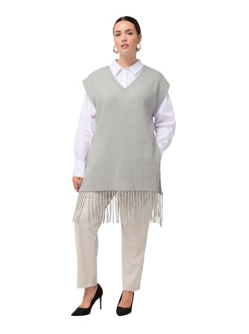 Ulla Popken Pullunder in silver melange