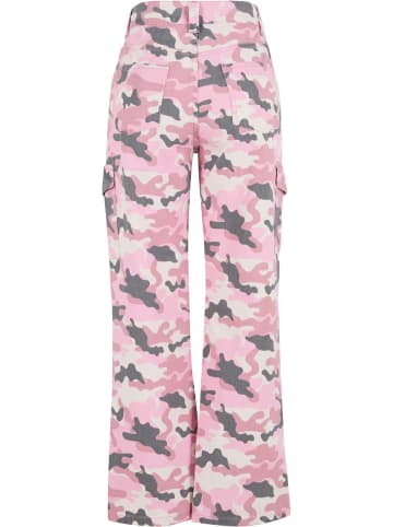 DEF DEF DEF Straight Fit Jeans in pink camo