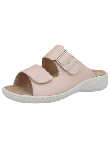Solidus Damen Pantoletten Wellness Special - Weite G in Beige
