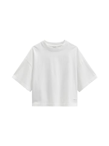 Marc O'Polo Print-T-Shirt loose in Weiß