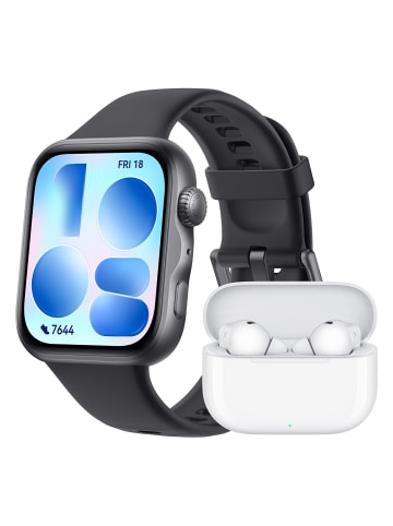 Huawei Smartwatch Watch Fit 5 Bundle in schwarz