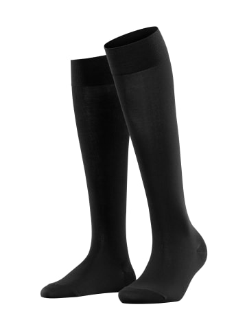 Falke Kniestrümpfe Cotton Touch in Black