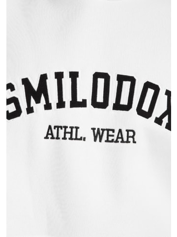 SMILODOX Hoodie Kayson in Creme
