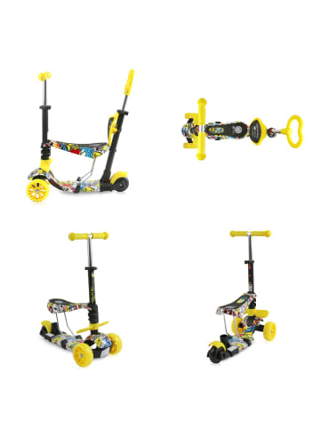 Lorelli Kinderroller Draxter Plus 3in1 in gelb