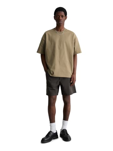 Marc O'Polo DENIM DfC T-Shirt oversized in Soft Brown