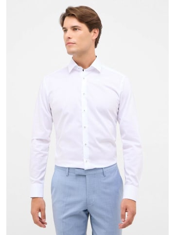 Eterna Langarmhemd in Weiß