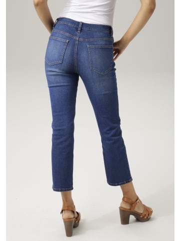 Aniston CASUAL Bootcut-Jeans in pacific (blue used)