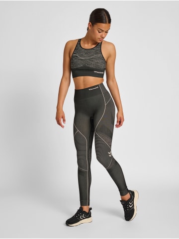 Hummel Leggings Hmlmt Mila Multisport Damen in BLACK/CHATEAU GREY
