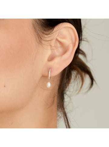 Ania Haie Creolen The Radiance Pearl in gold