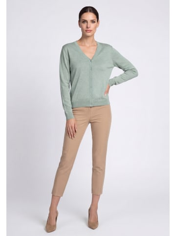 Usha Women Cardigan in sage green
