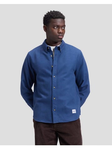 Lee Langarmhemd Workwear Button Down in Insignia Blue