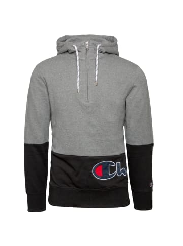 Champion Kapuzenpullover Half Zip Hooded in grau