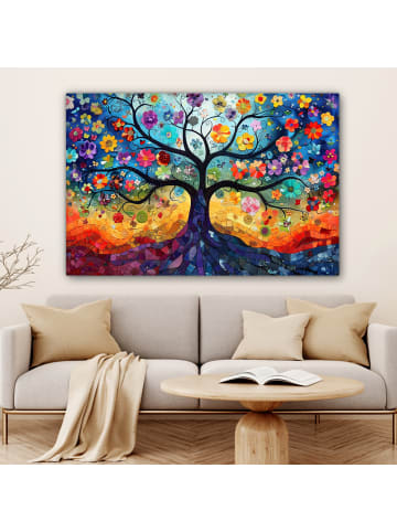 MuchoWow Poster mit Leiste Blumenbaum  (BxH)