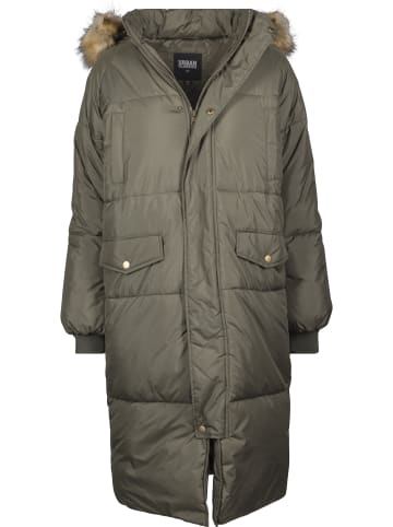 Urban Classics Winter Jackets in darkolive/beige
