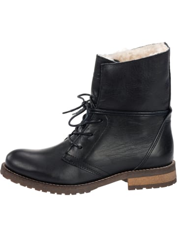 Palado Schnürstiefeletten Kasos in Schwarz/Schwarz