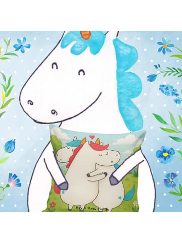 Mr. & Mrs. Panda kissen für sofa Einhorn Mitteilung Design ohne ... in Weiß