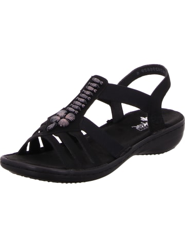 rieker Sandale in schwarz