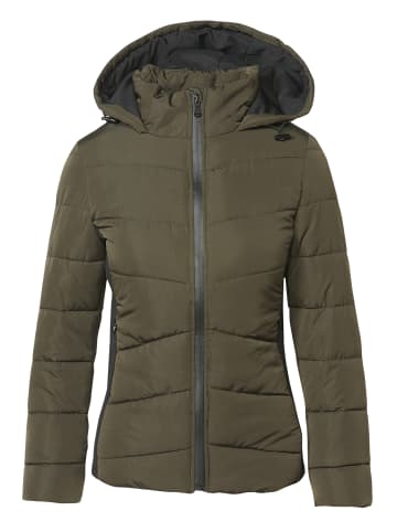 KOROSHI Steppjacken in khaki