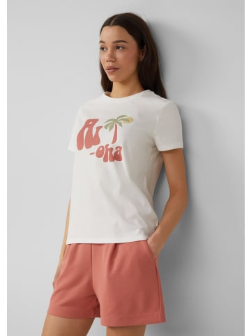 QS T-Shirt in 02D0_creme