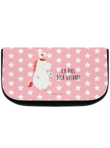 Mr. & Mrs. Panda Organizer Einhorn Krankenschwester mit Spruch in Rot Pastell