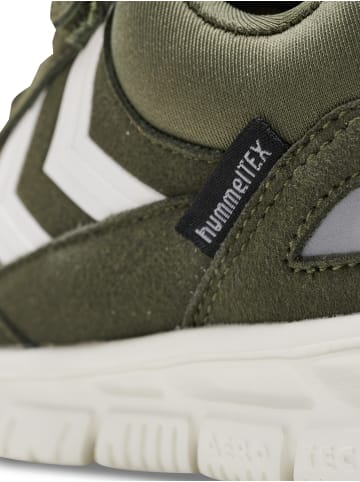 Hummel Hummel Sneaker Low X-Light 2.0 Jungen Atmungsaktiv Leichte Design Wasserabweisend Und Windabweisend in DARK OLIVE