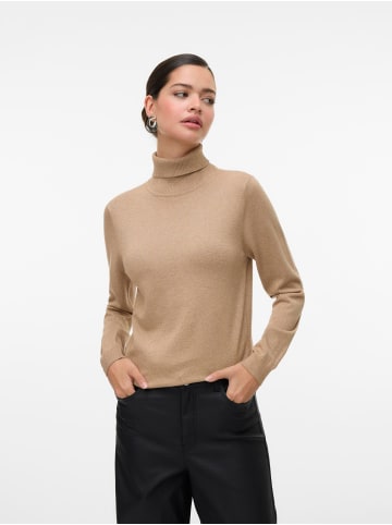 Vero Moda Strickpullover in Silver Mink