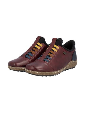 rieker Sneaker Basse aus Leder Odeon Rot